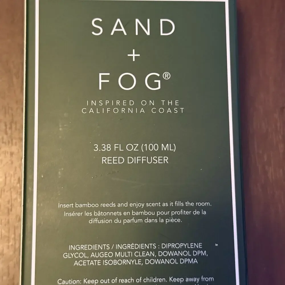 Sand + Fog Reed Diffuser Christmas House Winter Pine Scent 100mL Limited Edition
